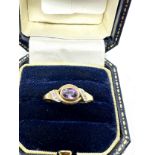 9ct gold diamond ring 1.7g