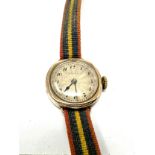 Vintage 9ct gold ladies rolex wristwatch the watch is ticking