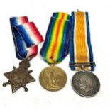 ww1 trio medals to 2875l.cpl j.t.woodward south lancs reg