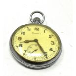 Military Helvetia pocket watch the watch will tick but stops