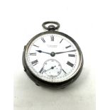 Antique silver pocket watch the watch will tick