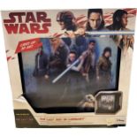 Star wars the last Jedi 3D luminart by Disney and a selection of books to include E.T and fairy