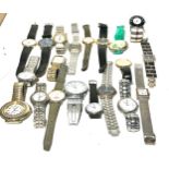 Large selection of 30+ wrist watches for spares or repairs all untested