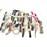 Large selection of 30+ wrist watches for spares or repairs all untested