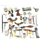 Box of antique and vintage corkscrews