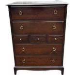 7 drawer Stagg chest, approximate measurements 44 inches tall, 32 inches wide, depth 18.5 inches