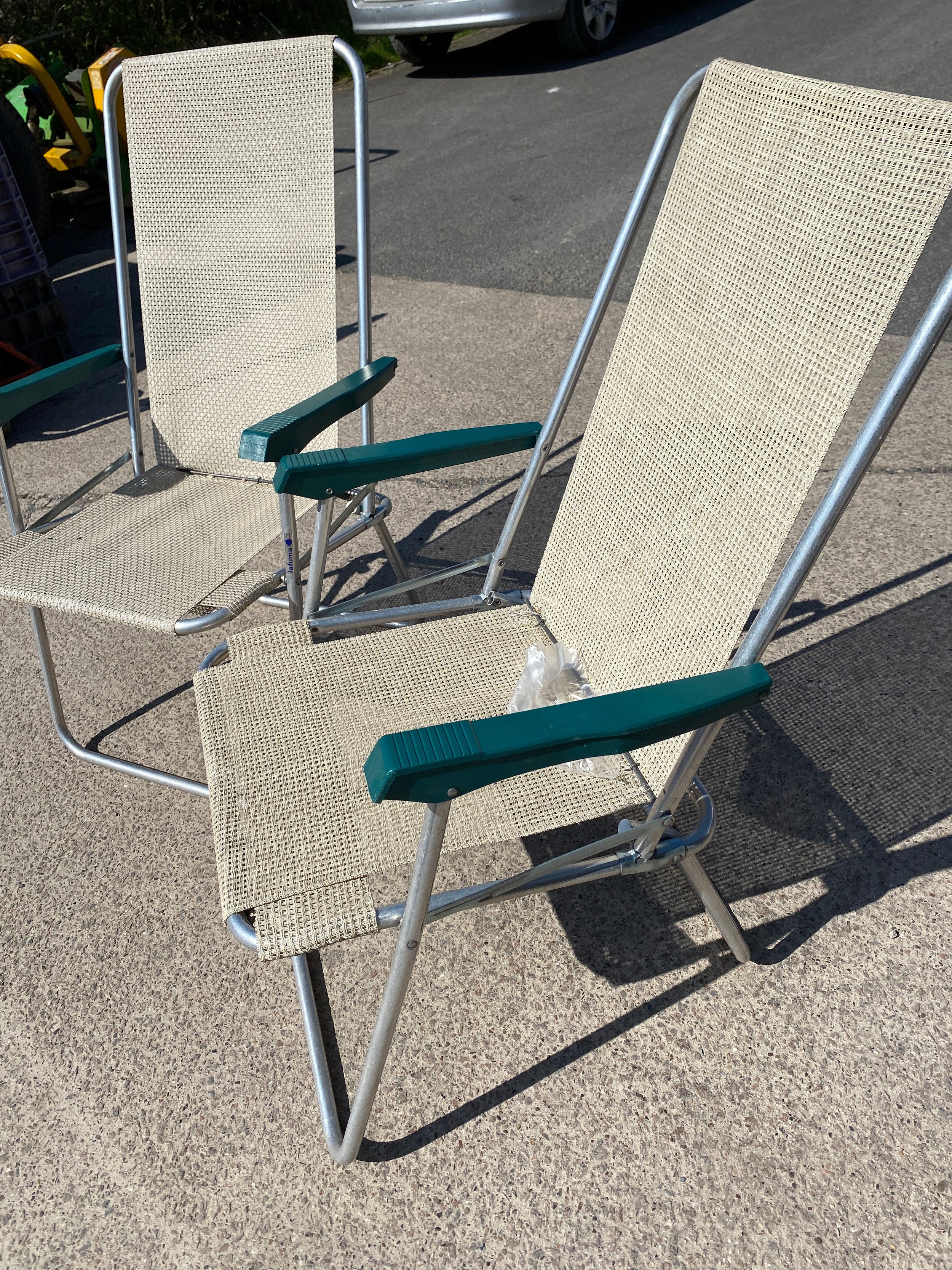 Pair of Lafuma outdoor chairs - Image 2 of 3