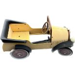 Vintage Brum child pedal car measures approx 3 foot