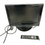 Small currys essential 15 inches LC TV, with remote, untested