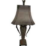 Large ornate table lamp 34 inches tall