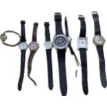 Selection of vintage and later gents wristwatches to include Smiths, Sekonda etc, all untested