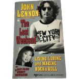 John Lennon the lost weekend living loving and making rock and roll paperback book by May Pang and