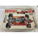 Boxed Amiya 1/12 Ferrari 312T4 1979 Big Scale kit Gilles Villeneuve 12025 1, may not be complete