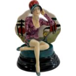 Limited edition Lady figure "Day Dreamer" modelled by Andy Moss, by Peggy Davies