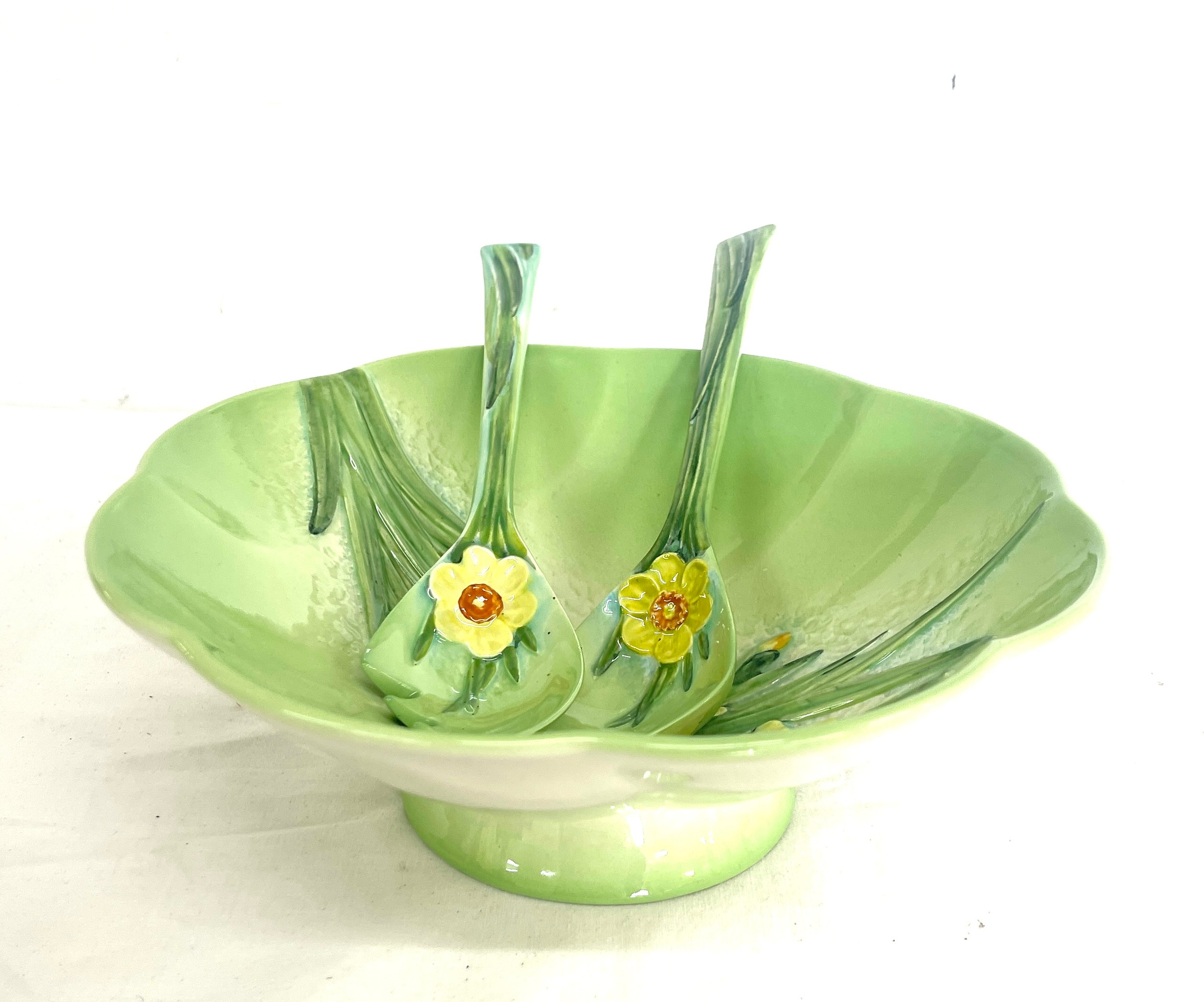 Beswick salad bowl and servers, good overall condition