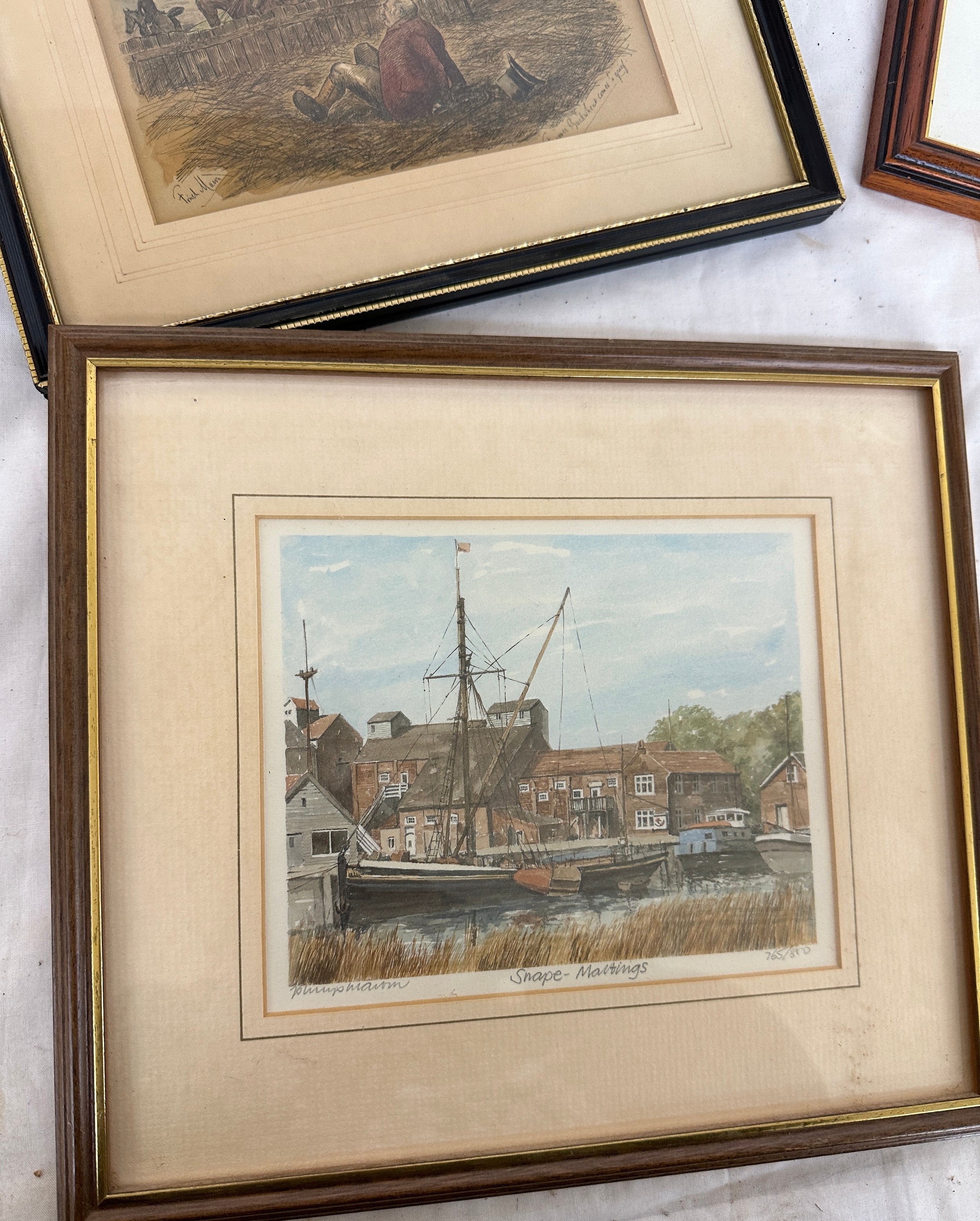 Framed prints by Shirley Carnt, Signed watercolour by Melvyn R J Brinkley, Watercolour by John - Image 5 of 8