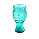 Dartington glass ugly head vase designed by Frank Thrower. Only made for two years 1968-70. Rare