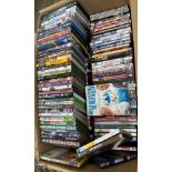 Large selection of assorted DVDs includes Puss in boots, Happy feet, various genres 600 plus DVDs