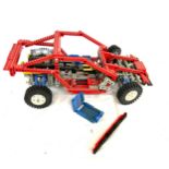 Vintage built lego set of a car