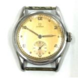Vintage stainless steel gents Omega wristwatch