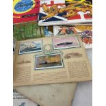 Large selection of vintage and later stamps includes butterflies, cars, animals etc