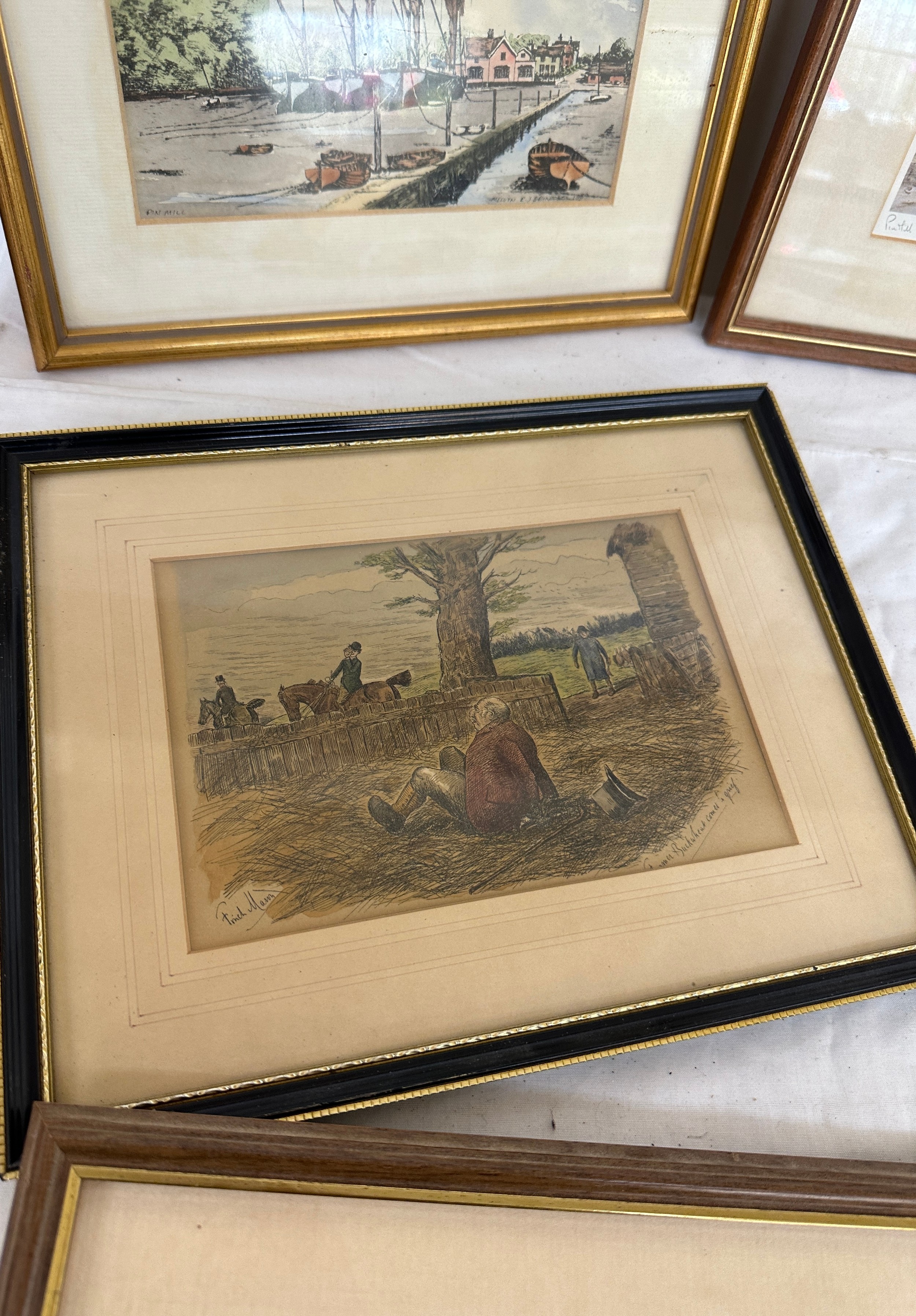 Framed prints by Shirley Carnt, Signed watercolour by Melvyn R J Brinkley, Watercolour by John - Image 4 of 8