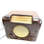 Vintage bakelite bush radio, untested