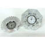 2 Waterford clocks