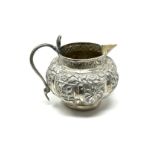 Indian silver milk jug