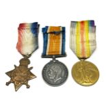 ww1 trio medals to ply.17094 pte h.boulter r.m.l.i