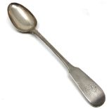 Georgian Scottish silver basting spoon