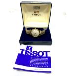 Boxed vintage tissot seastar gents wristwatch the watch is ticking
