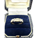 9ct gold diamond ring 3.4g 0.15ct diamonds