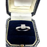 9ct white gold diamond ring 1.8