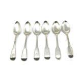 6 georgian silver table spoons london silver hallmarks