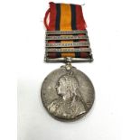 Boer war queens south africa medal to 6564 pte f.earl east kent reg