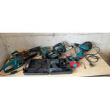 Selection of power tools to include Makita, Black and decker etc- all untested