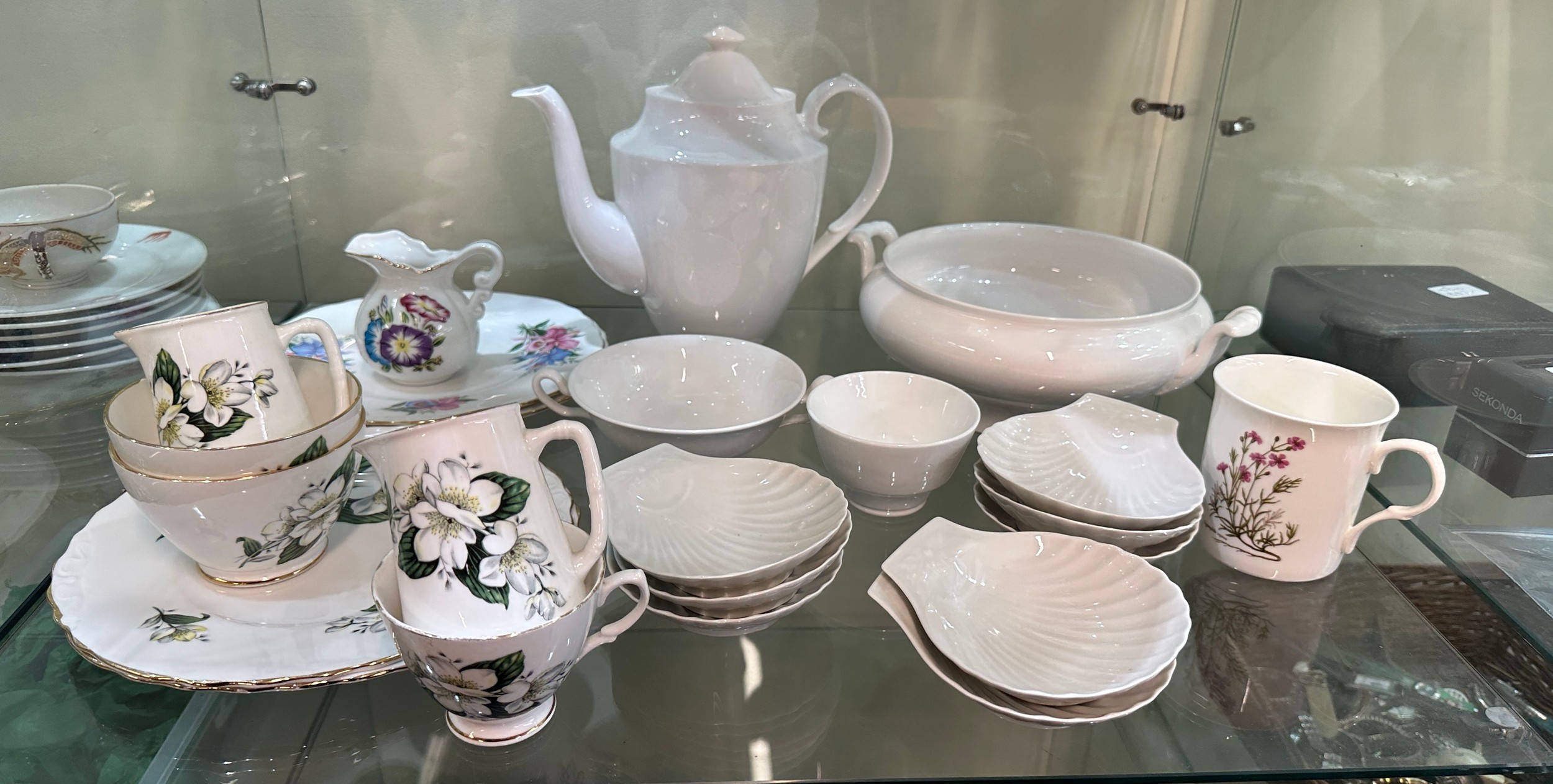 Selection of pottery includes paragon etc