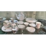 Selection of pottery includes paragon etc
