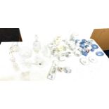 Selection of miscellaneous includes glassware, Aynsley, Georgian crystal etc