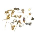 Selection of vintage and later costume jewellery