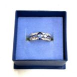 Ladies 9ct white gold and diamond ring, Thomas Rae design, total carat 2.9ct, total overall weight
