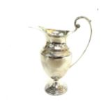 Victorian silver cream jug, hallmarked, total weight approximately 95 grams