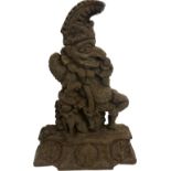 Antique cast iron Mr Punch doorstop