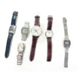 Selection of vintage and later mens wrist watches inlcudes Jeep, Police etc