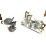 Pifco pewter tea set