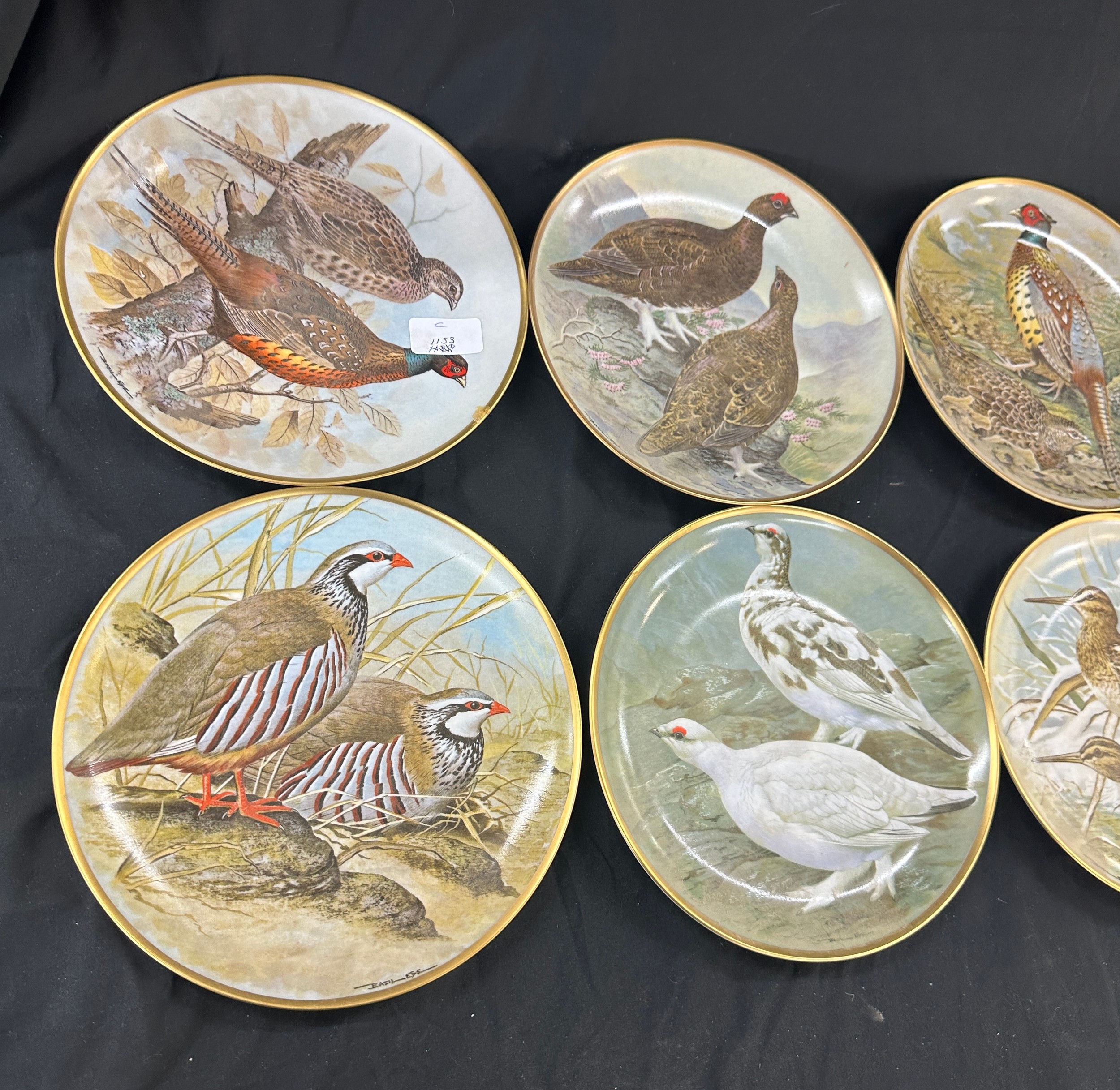 Set of 12 Franklin Porcelain gamebirds of the world by Basil Ede collectors plates - Image 2 of 5