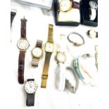 Selection of vintage and later watches, untested