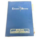 Selection of Leicester mercury bygones within folder