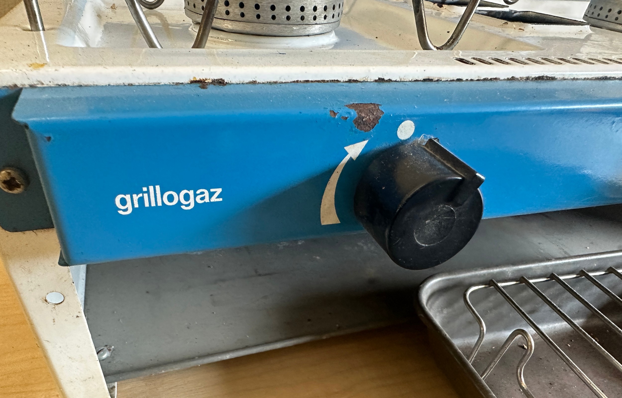 Vintage grill o gaz camping stove- untested - Bild 3 aus 4